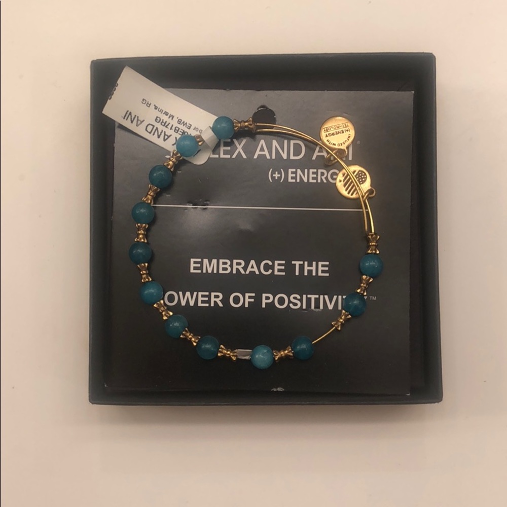 Alex & Ani blue bracelet